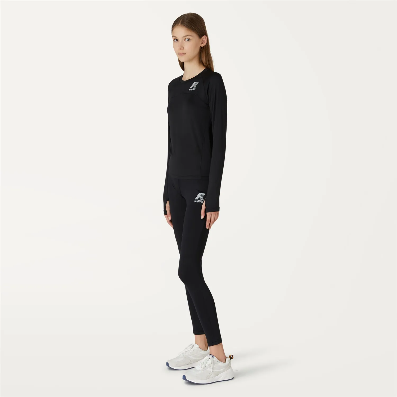 K-Way Margaret tricou sport dama negru respirabil second-skin