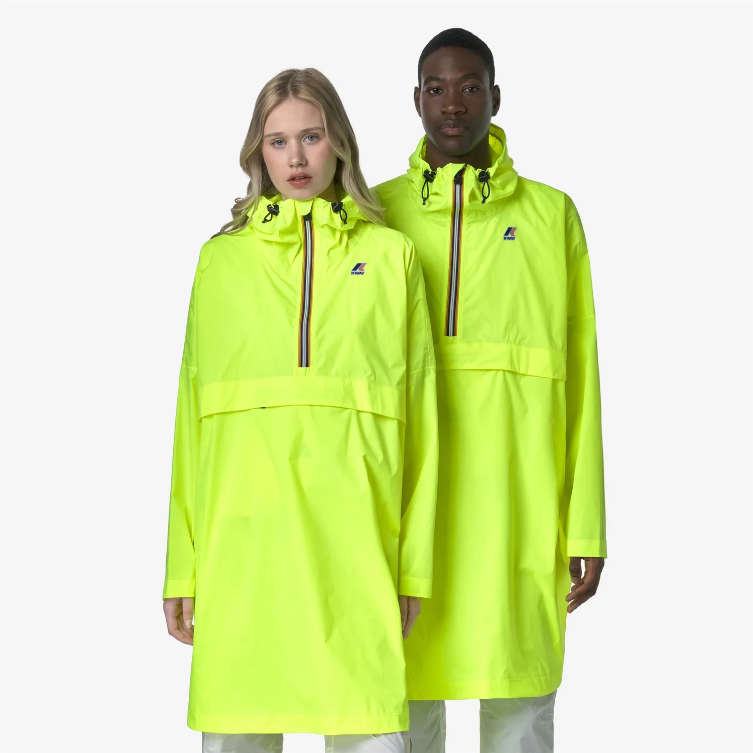 K-Way Le Vrai Fortune poncho galben ploaie lung