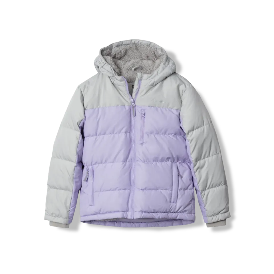 Eddie Bauer Classic Down geaca puf fetite roz calduroasa