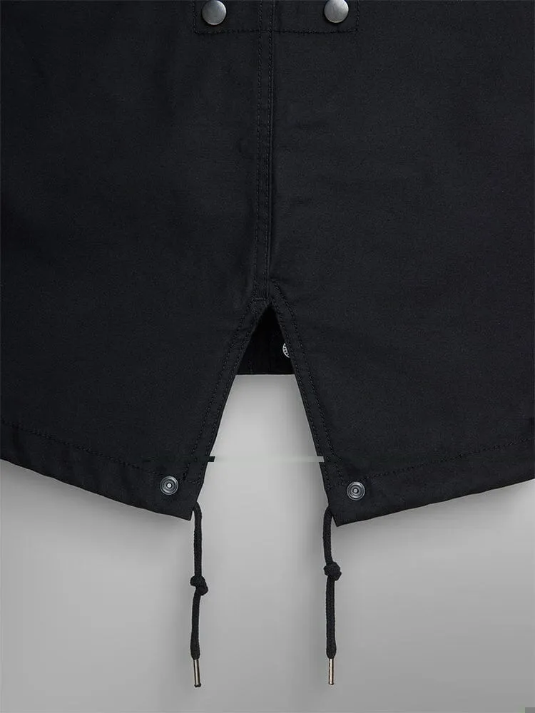 Alpha Industries M-59 Fishtail parka neagra calduroasa