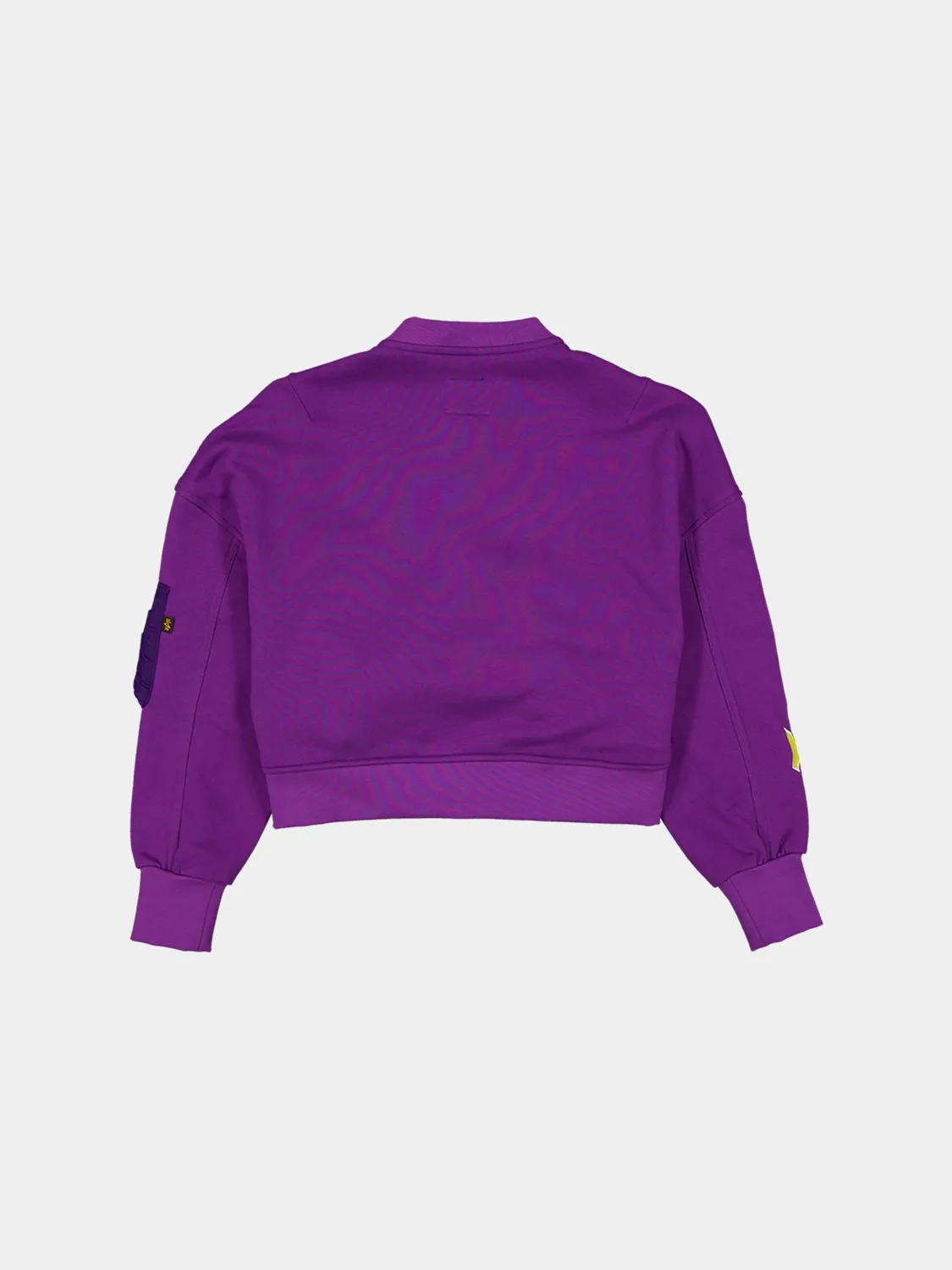 Alpha Industries L-2B Lakers jacheta dama mov french terry