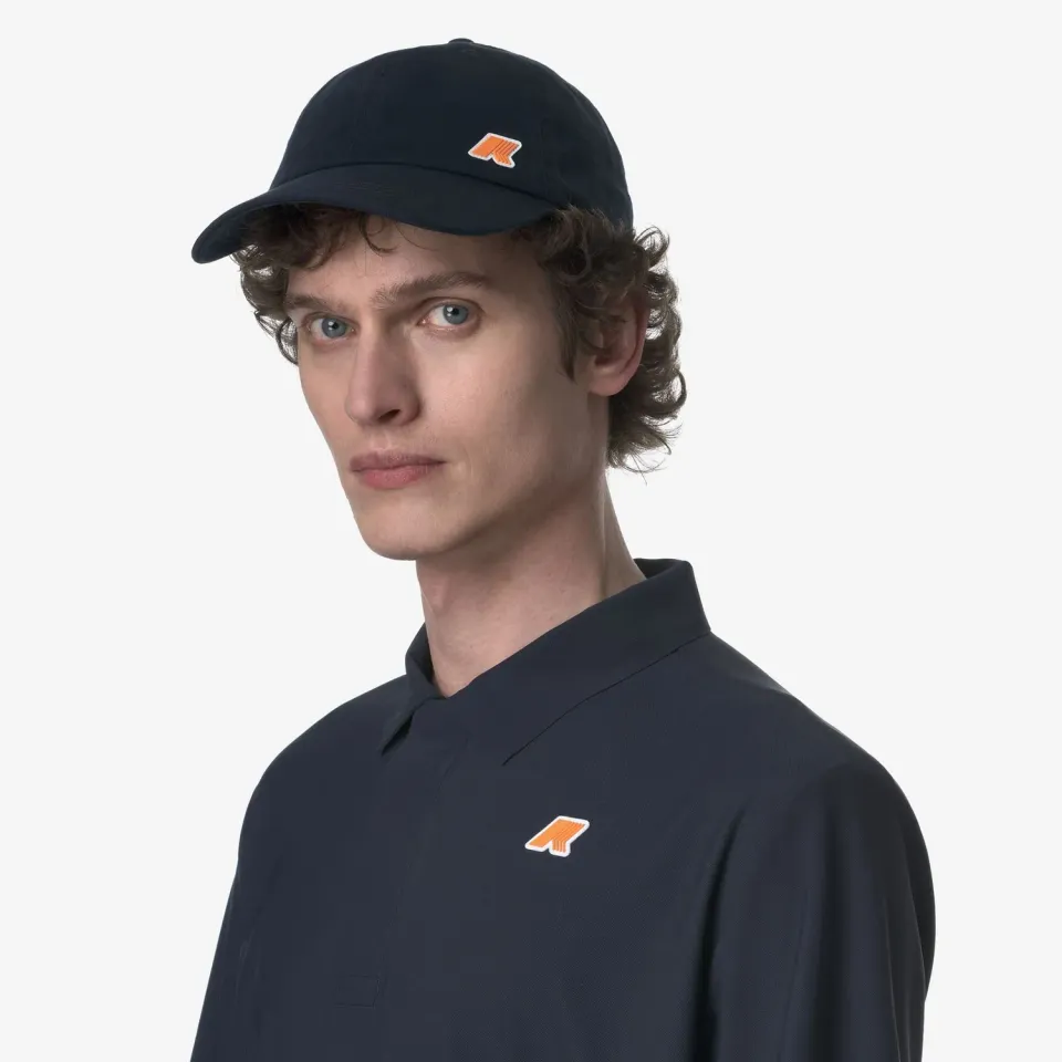 K-Way Robierty Golf sapca unisex albastru depth bumbac