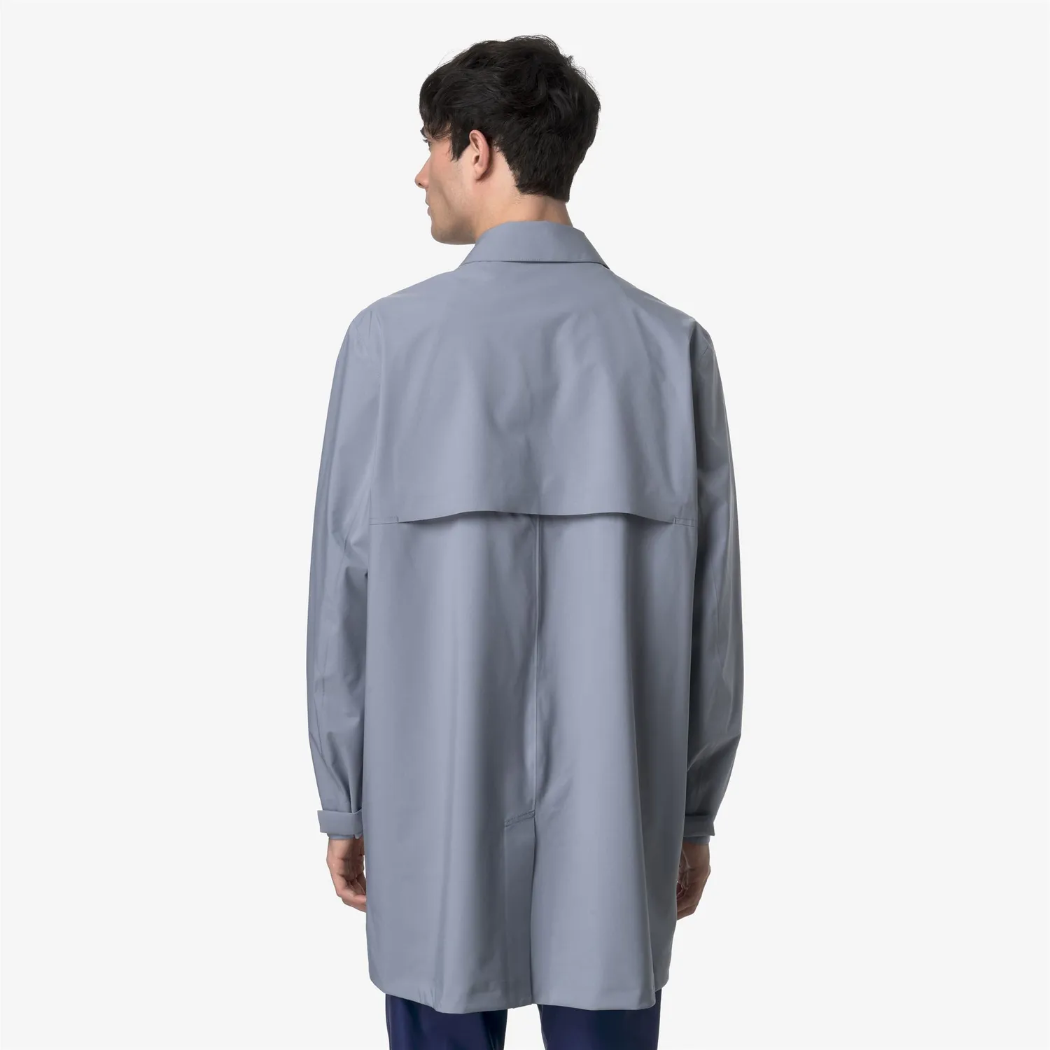 K-Way Kenley Stretch 2L palton 3/4 gri impermeabil