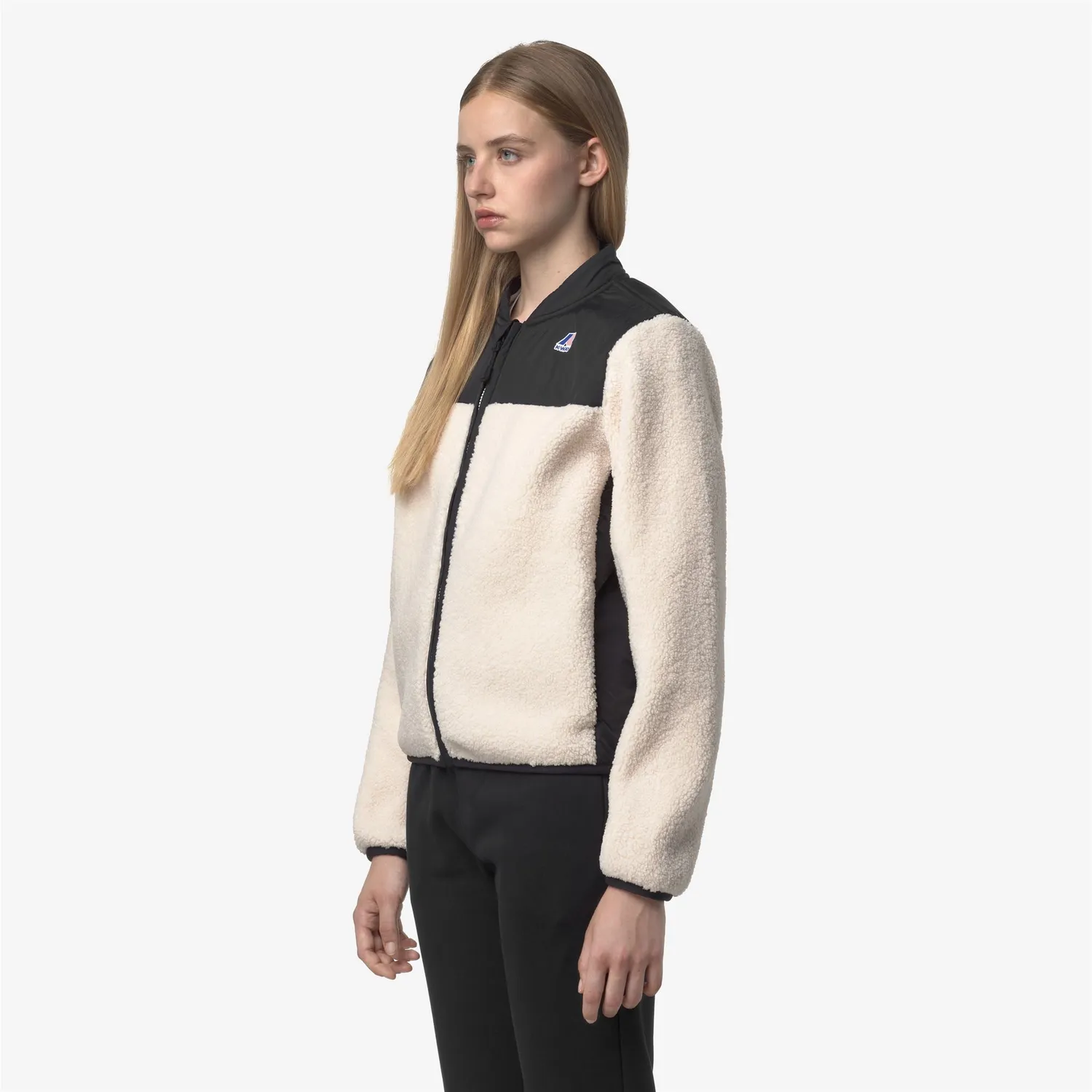 K-Way Bernardine 4.0 Orsetto fleece dama negru-ecru
