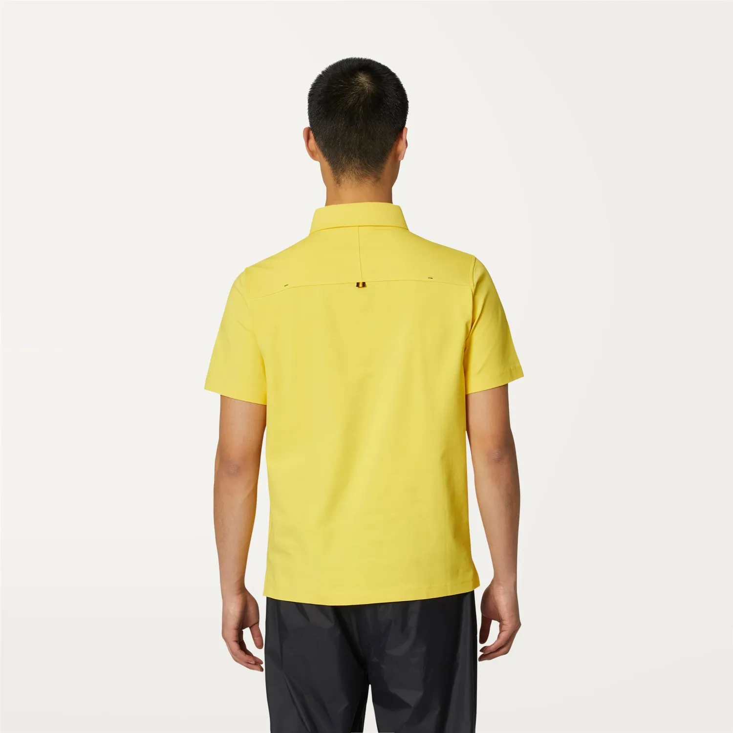 K-Way Vincelle polo bărbați galben Sunstruck elastic