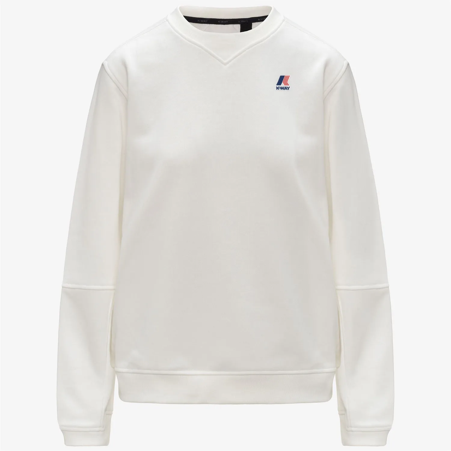K-Way Nael Poly Cotton hanorac unisex alb bumbac