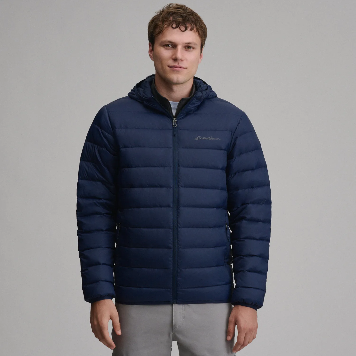 Eddie Bauer CirrusLite Down Hooded geacă Brook ușoară