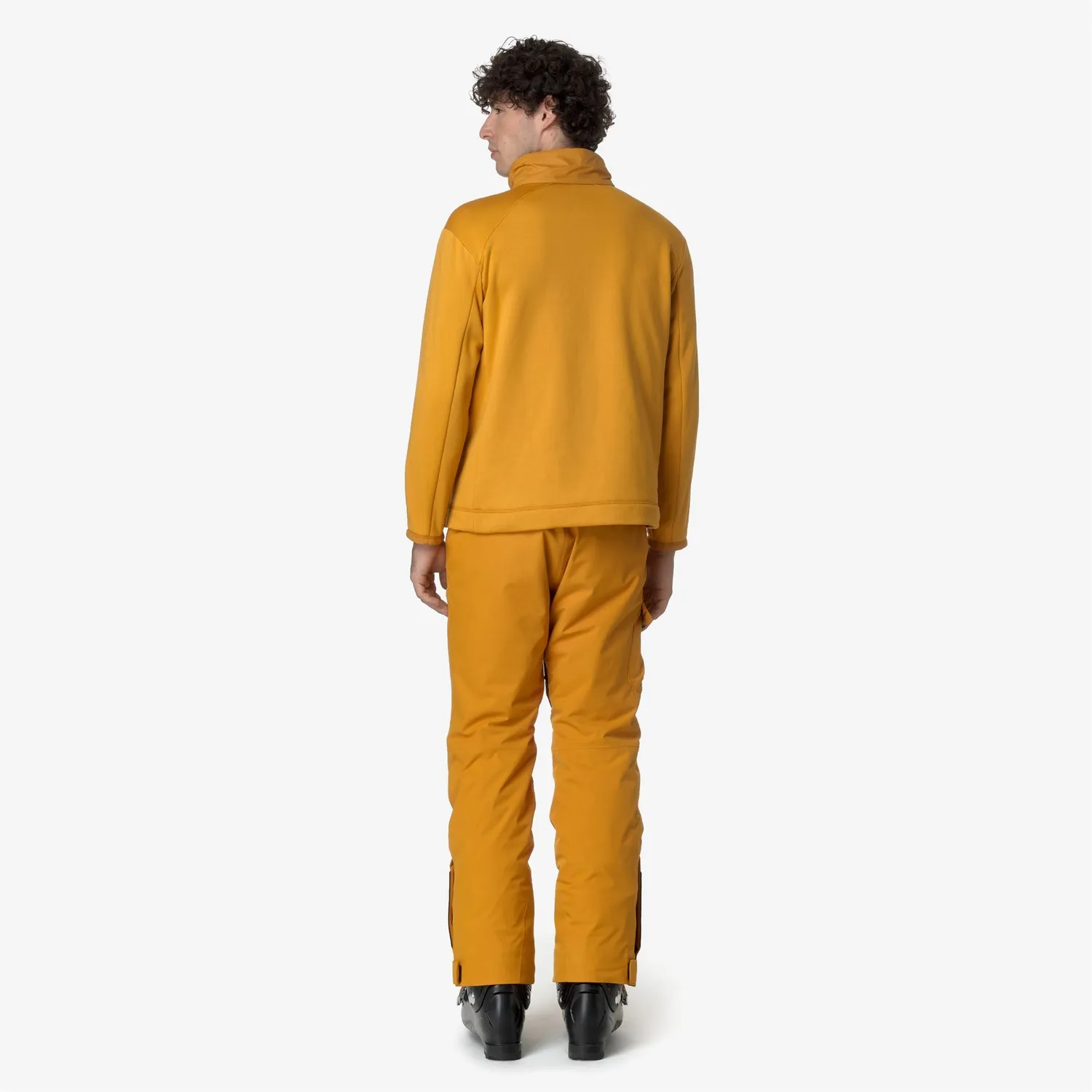 K-Way Avrieux pantaloni schi galben inca