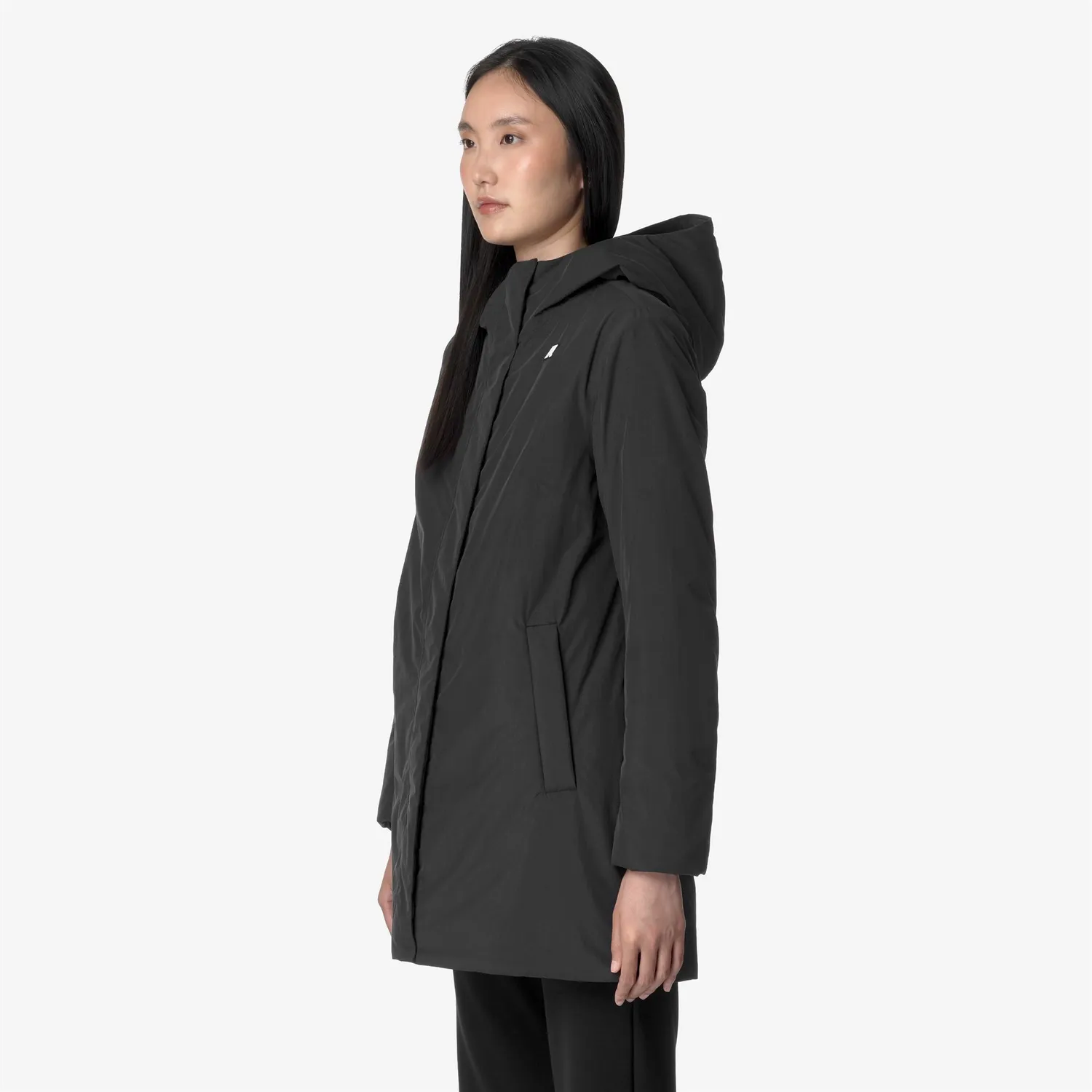 K-Way Sophie Soft Touch Marmotta geaca dama neagra impermeabila