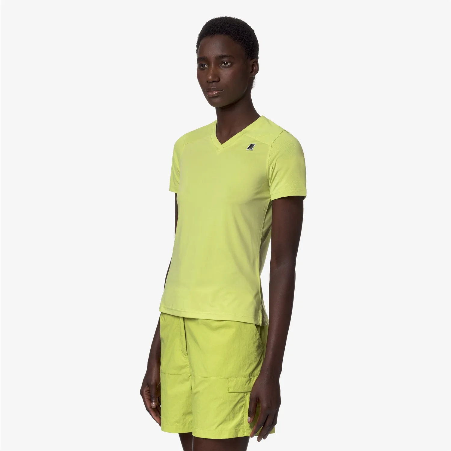 K-Way Gannat tricou damă verde celery protecție UV
