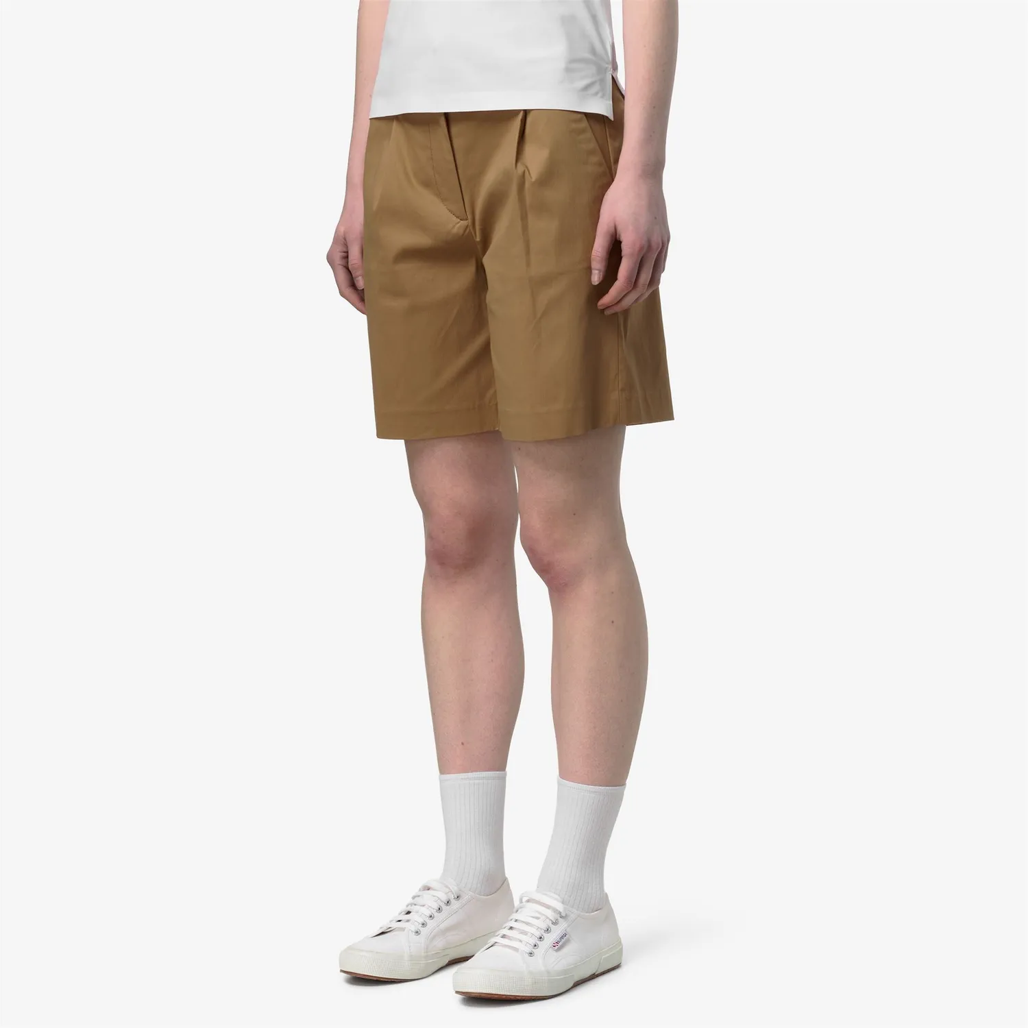 K-Way Nive K5122VW pantaloni scurti maro chino dama