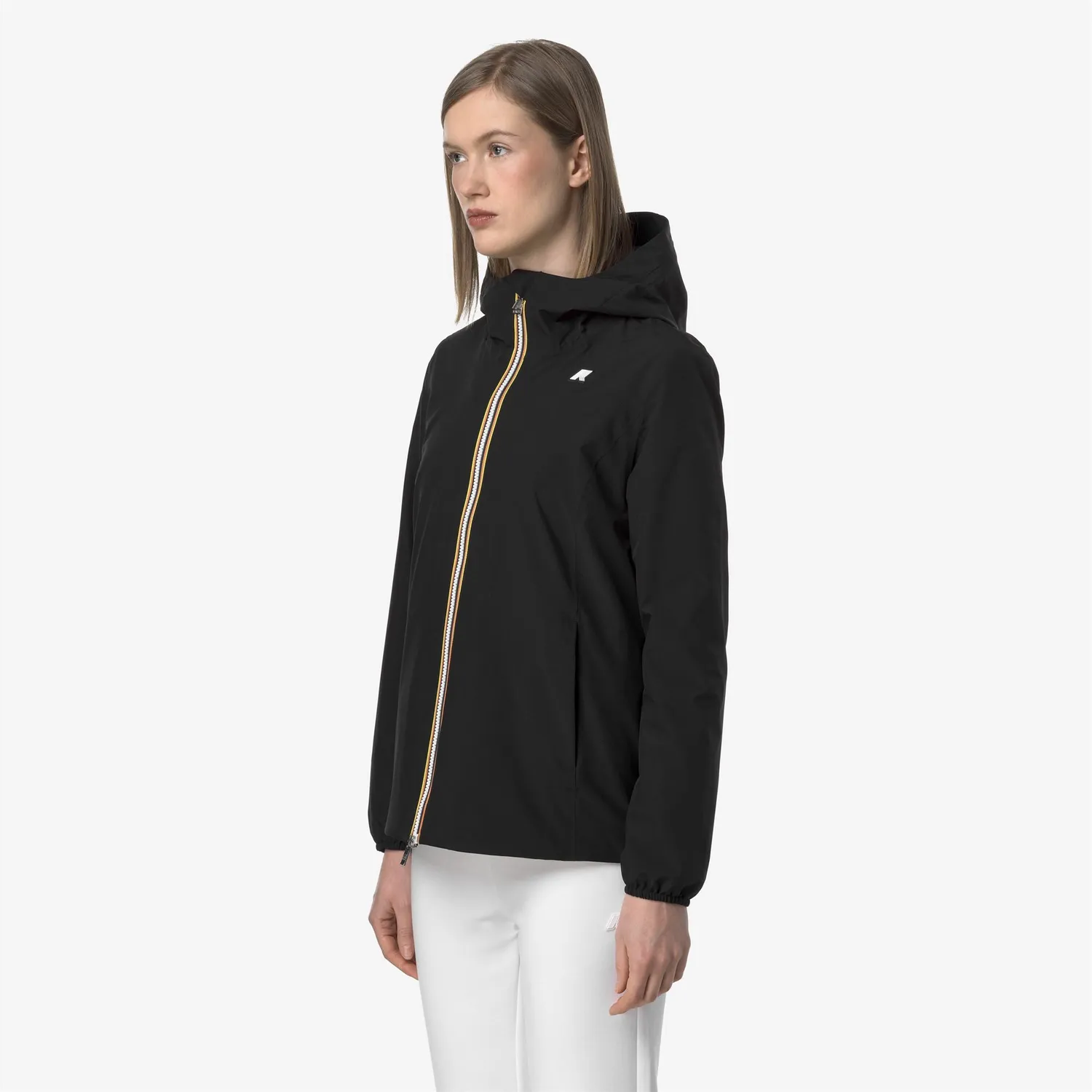 K-Way Marguerite Stretch geaca dama negru impermeabila