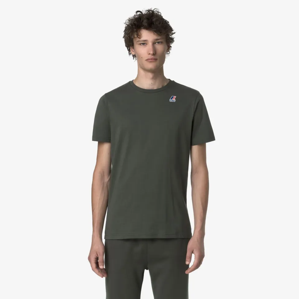 K-Way Leonide tricou unisex verde Blackish bumbac