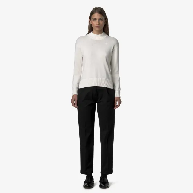 K-Way Eyre Twill Tech Peach pantaloni chino negri stretch