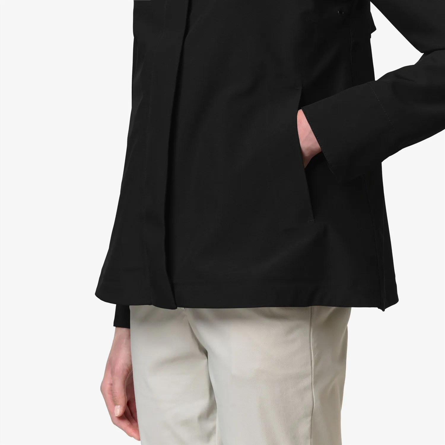 K-Way Madalina geaca neagra pure impermeabila