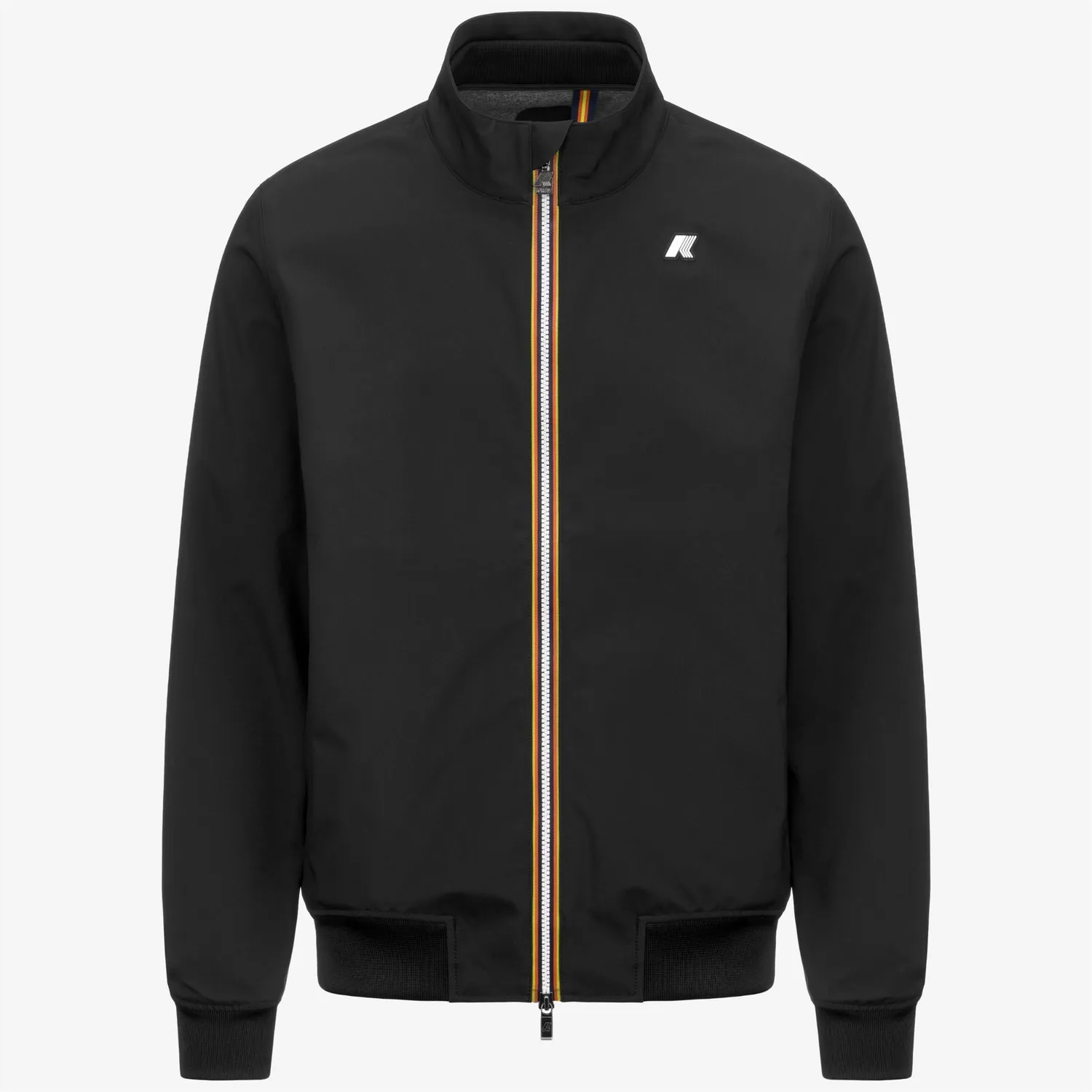 K-Way Arsene Bonded Jersey geaca negru slim impermeabila