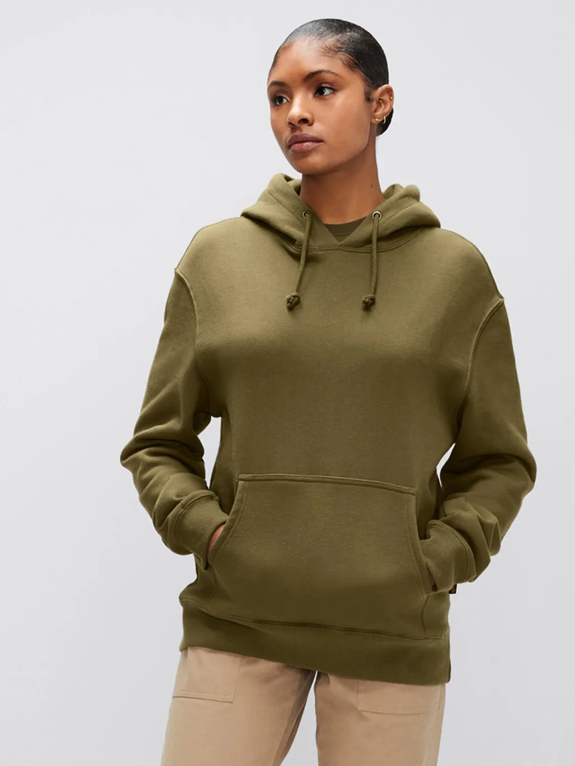 Alpha Industries Alpha Hoodie hanorac olive bumbac