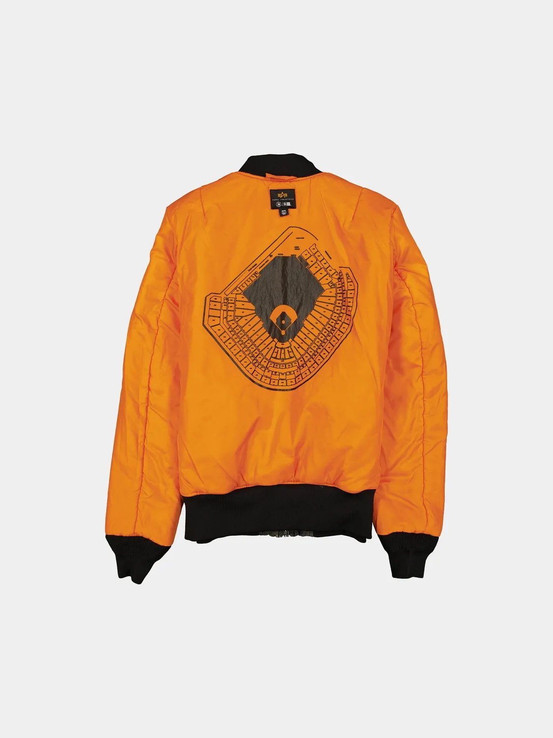 Alpha Industries MA-1 Houston Astros bomber negru camo intermediar