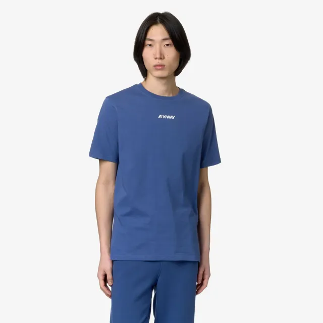 K-Way Odom Established tricou albastru slim