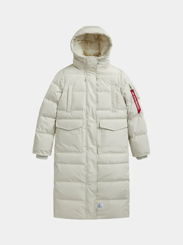 Alpha Industries Sierra Long Puffer parka dama neagra puf