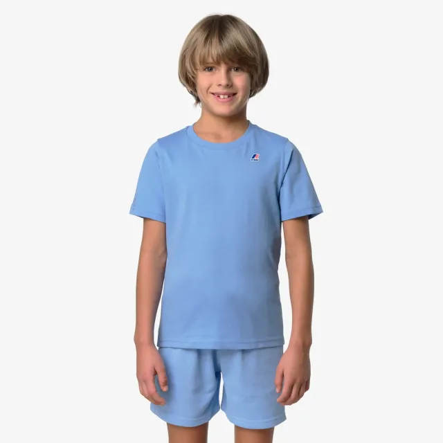 K-Way P. Leonide tricou copii albastru bumbac