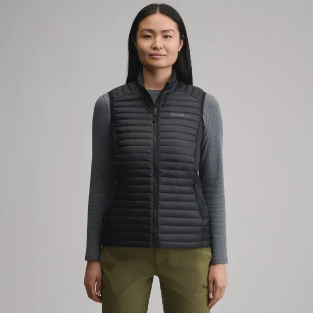 Eddie Bauer MicroTherm 2.0 vesta dama negru puf 800