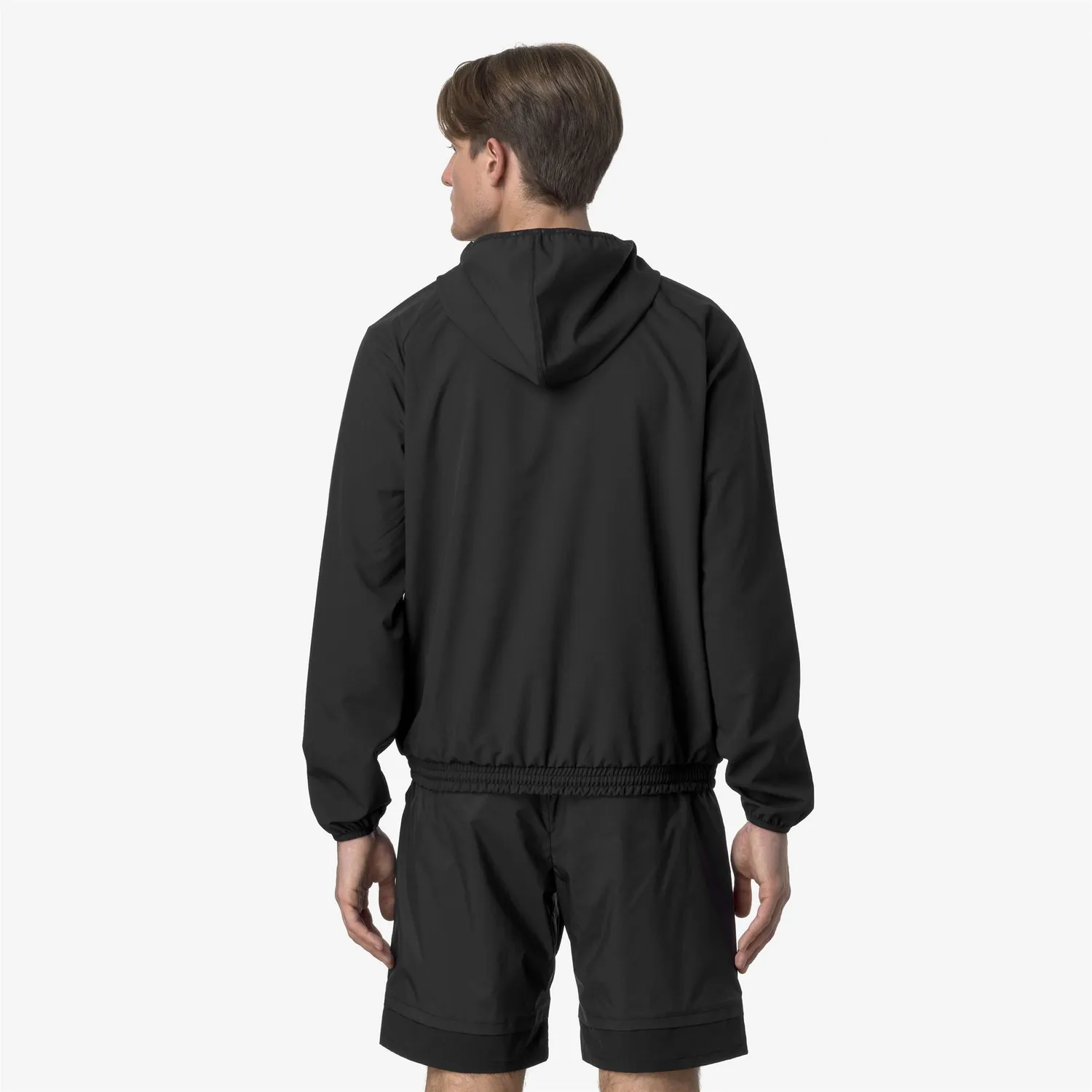 K-Way Sia hanorac fleece negru barbati elastic