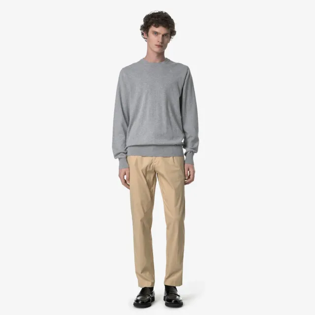 K-Way Ailton Twill Tech pantaloni chino barbati bej stretch