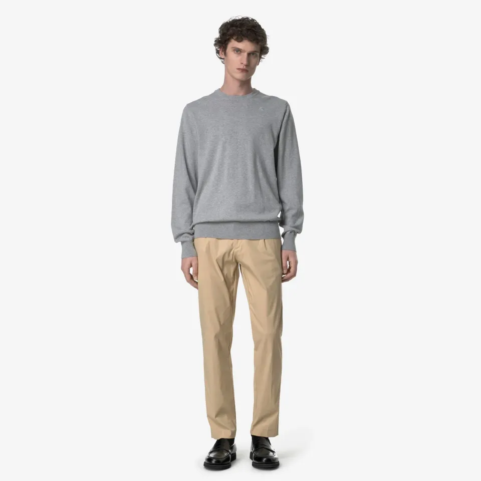 K-Way Ailton Twill Tech pantaloni chino barbati bej stretch