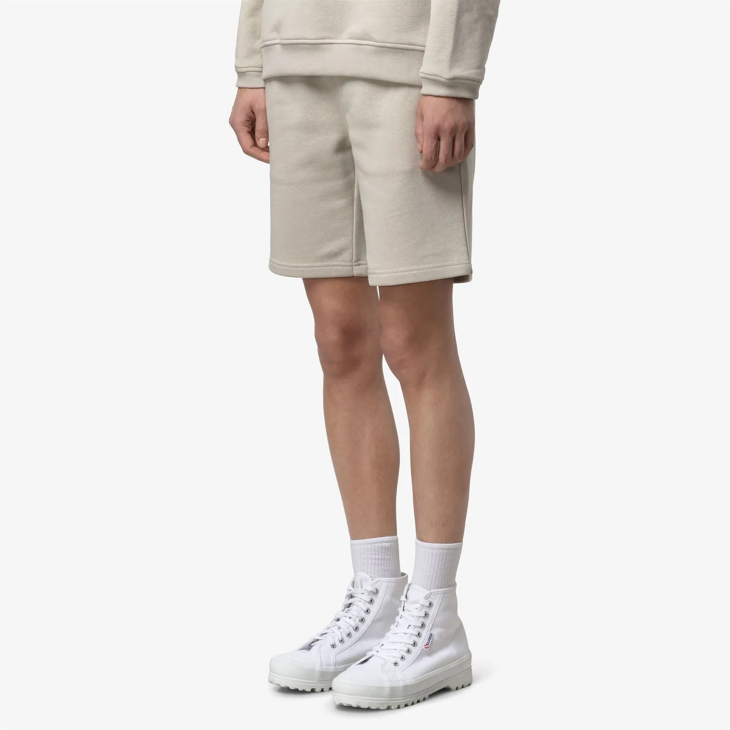K-Way Casimir Poly Cotton shorts unisex bej bumbac