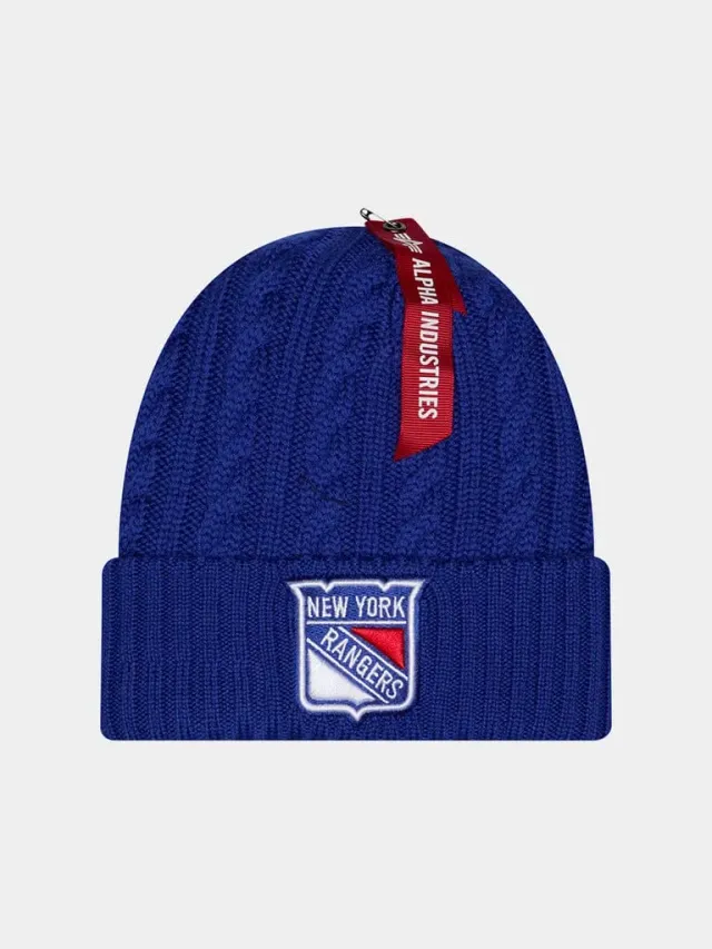 Alpha Industries Rangers New Era caciula lana merinos albastru
