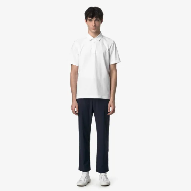 K-Way Elia Tech PL pantaloni chino barbati albastri
