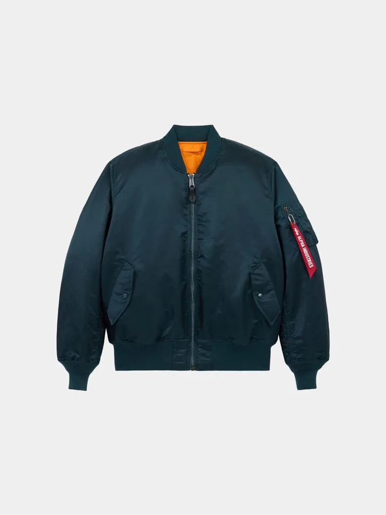 Alpha Industries MA-1 Heritage geaca bomber negru rezistenta apa