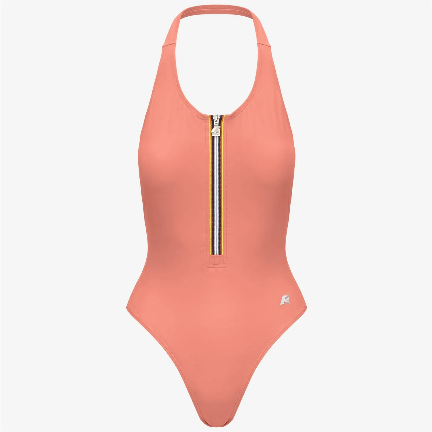 K-Way Sylvie Beach costum baie dama pink pamplemousse