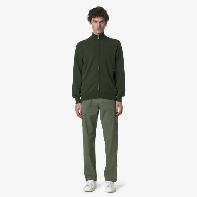K-Way Ralph Twill Tech pantaloni barbati Green Lichen chino