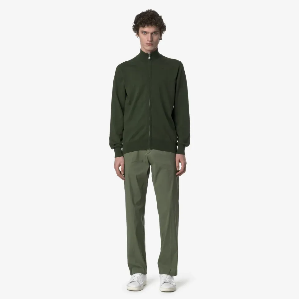 K-Way Ralph Twill Tech pantaloni barbati Green Lichen chino