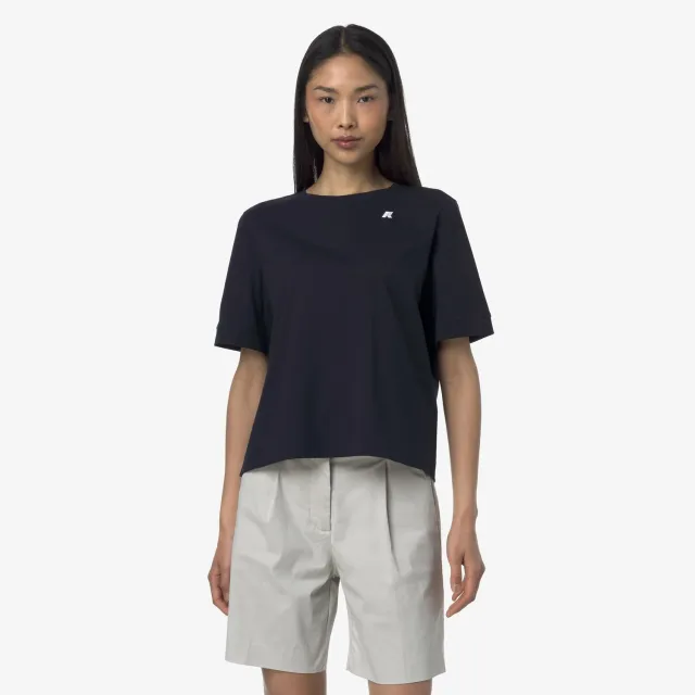 K-Way Selune Jersey tricou damă Blue Depth bumbac