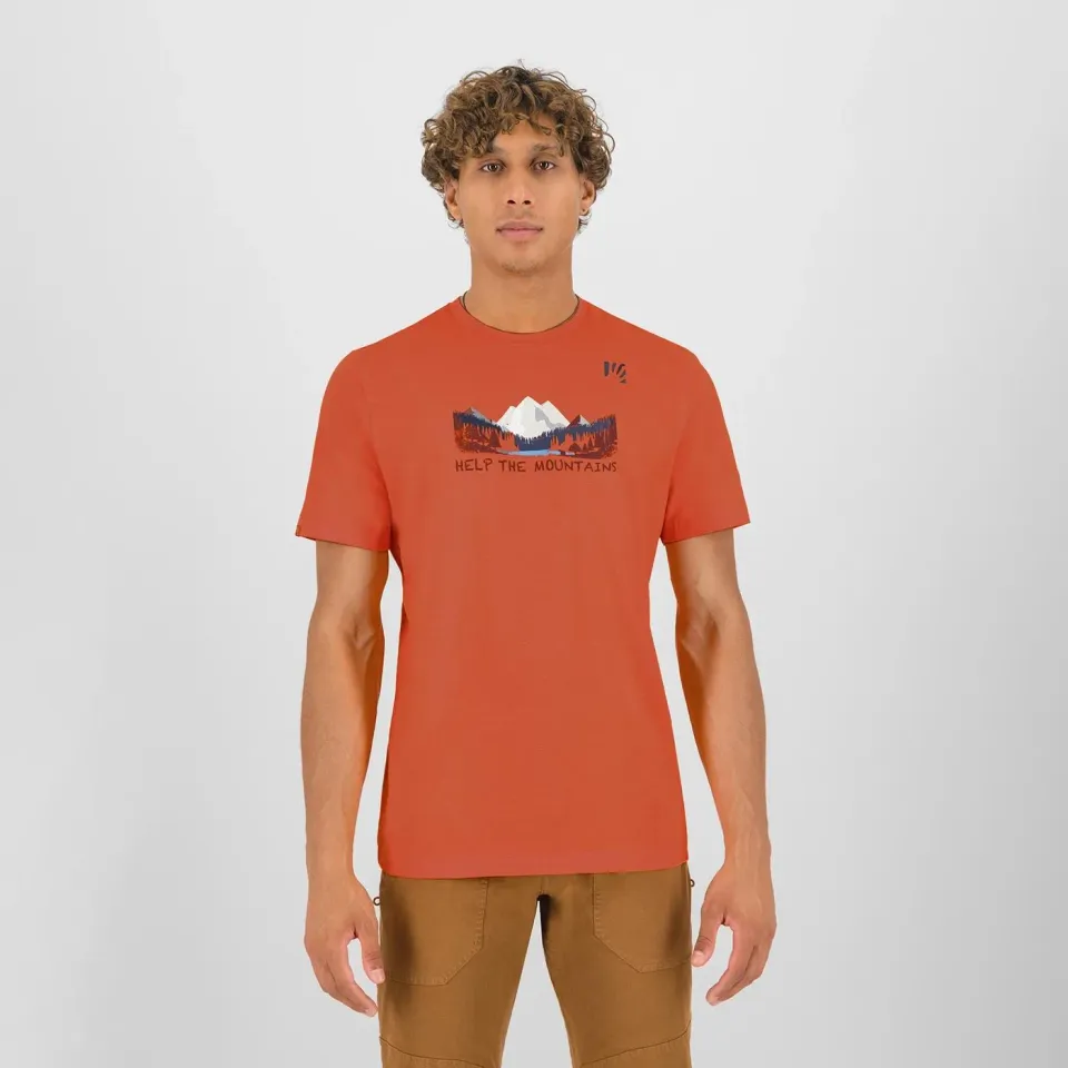Karpos Ambretta tricou bumbac mesaj munte