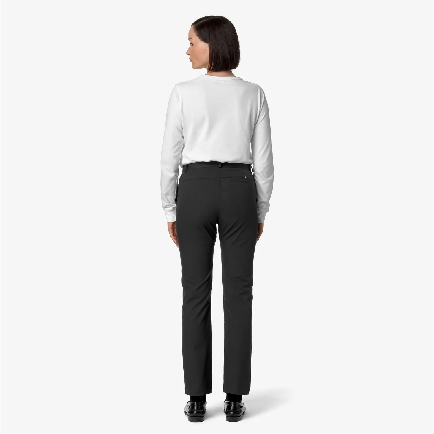 K-Way Elaise Twill Peach pantaloni dama Black Pure chino