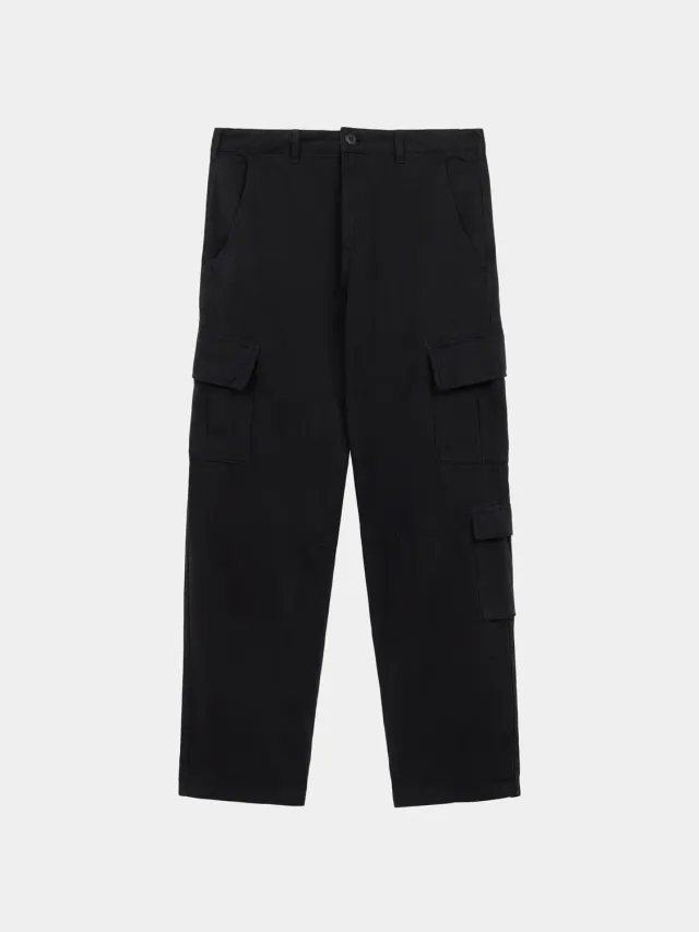 Alpha Industries ACU Cargo pantaloni bumbac negri