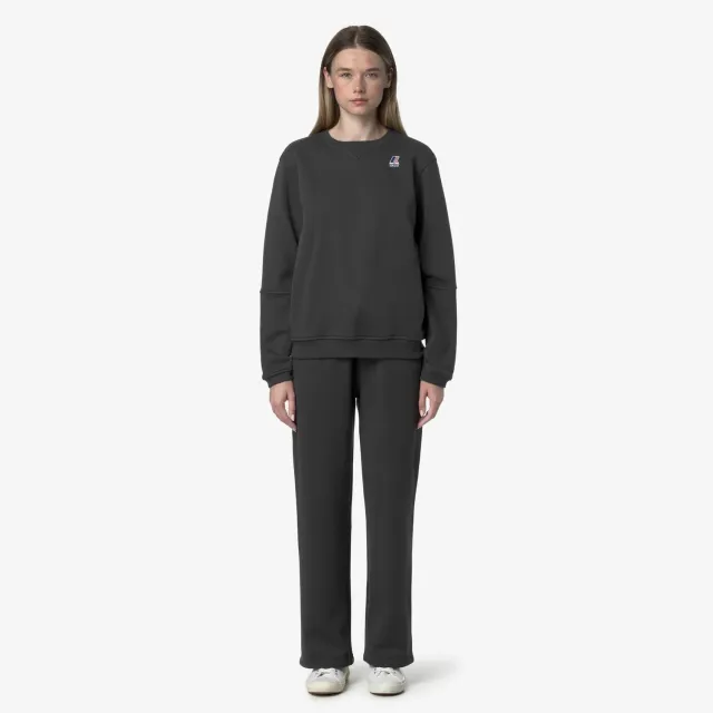 K-Way Philbert Brushed PC East pantaloni sport gri fleece