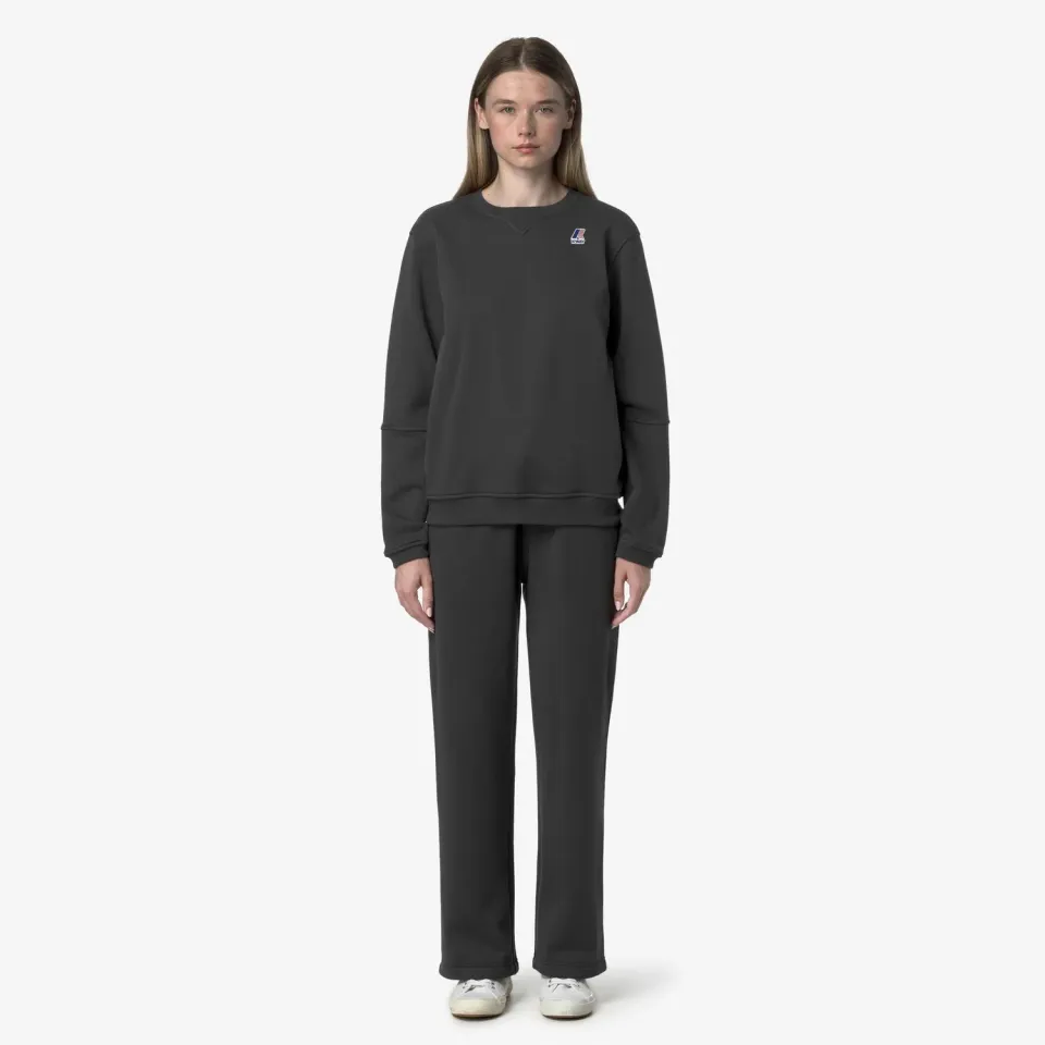K-Way Philbert Brushed PC East pantaloni sport gri fleece
