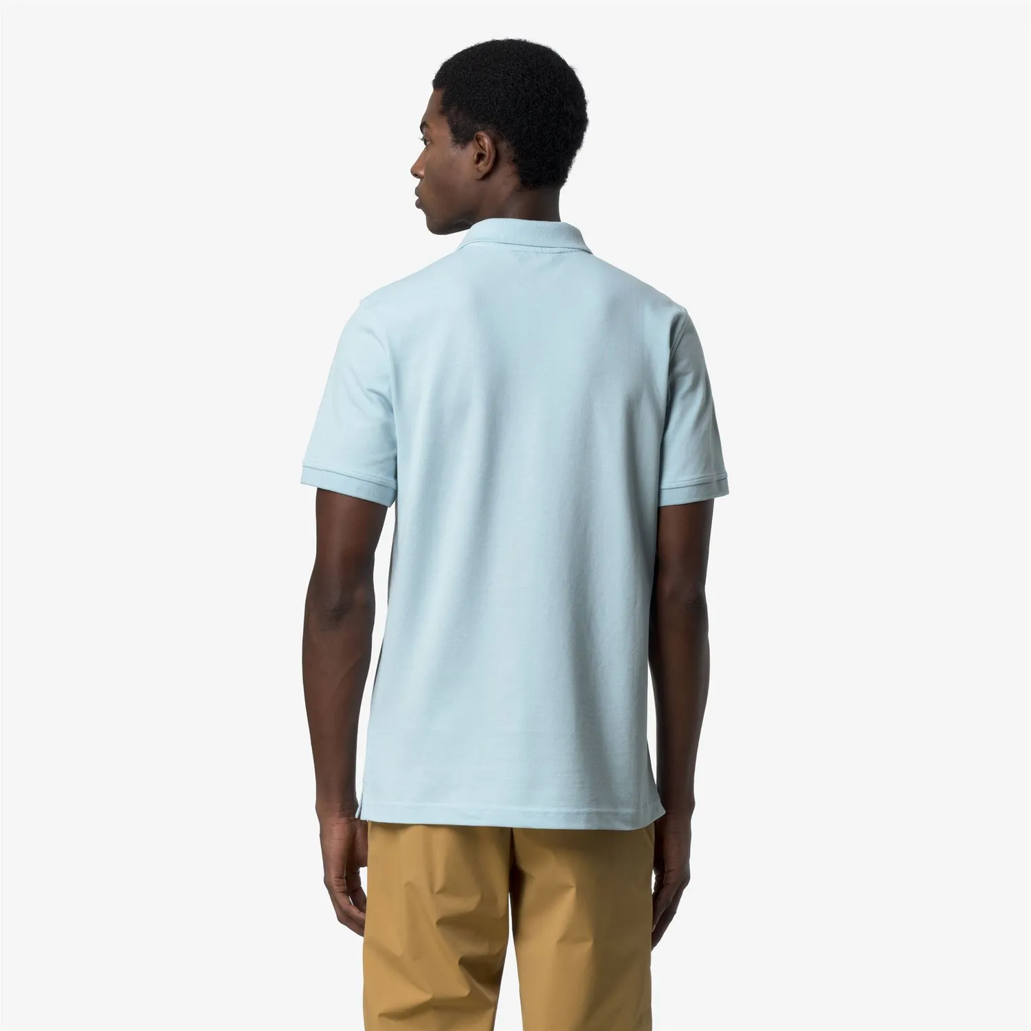 K-Way Amedee Pique Slim K5127BW polo albastru slim
