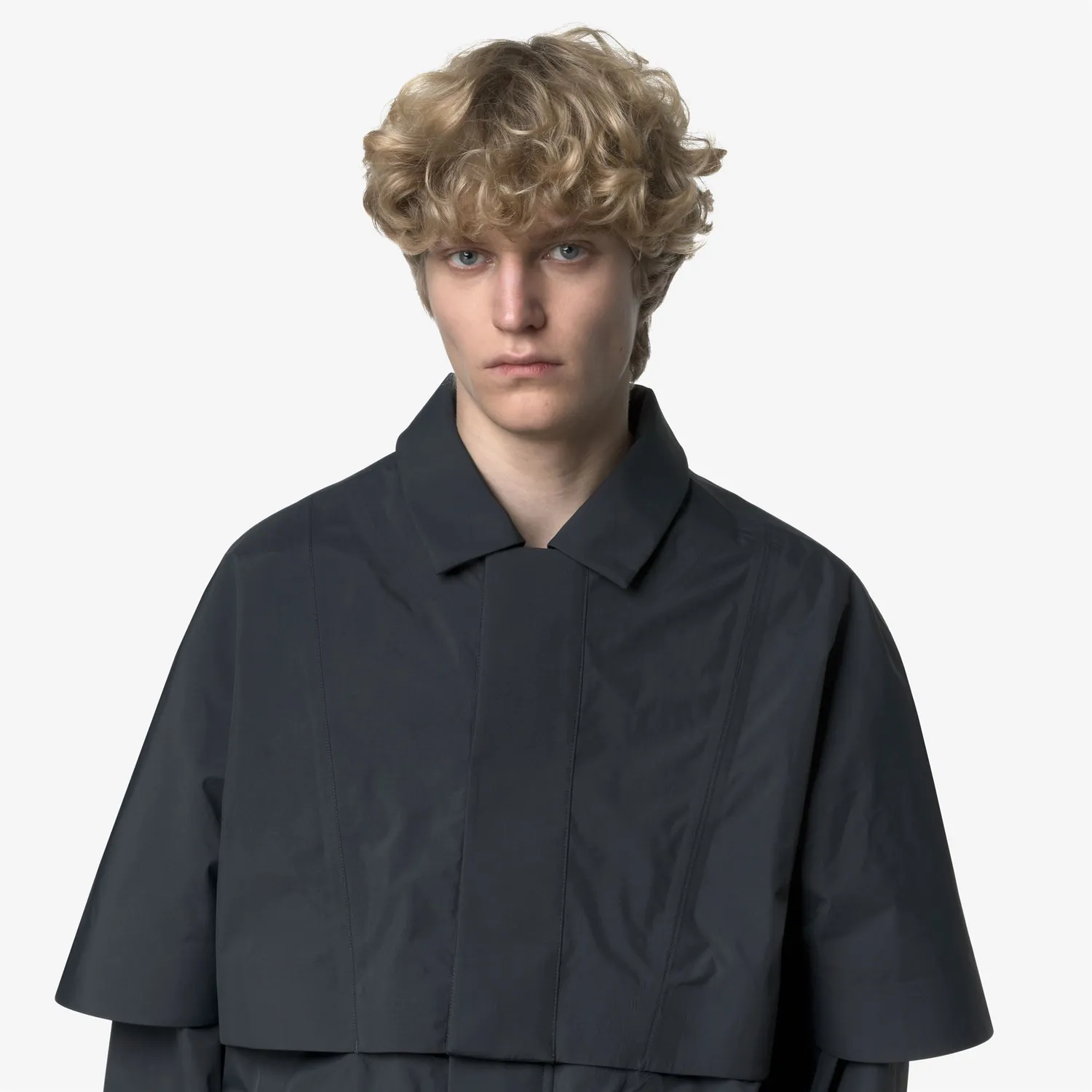 K-Way Claf 4.0 Wool geacă scurtă albastră impermeabilă