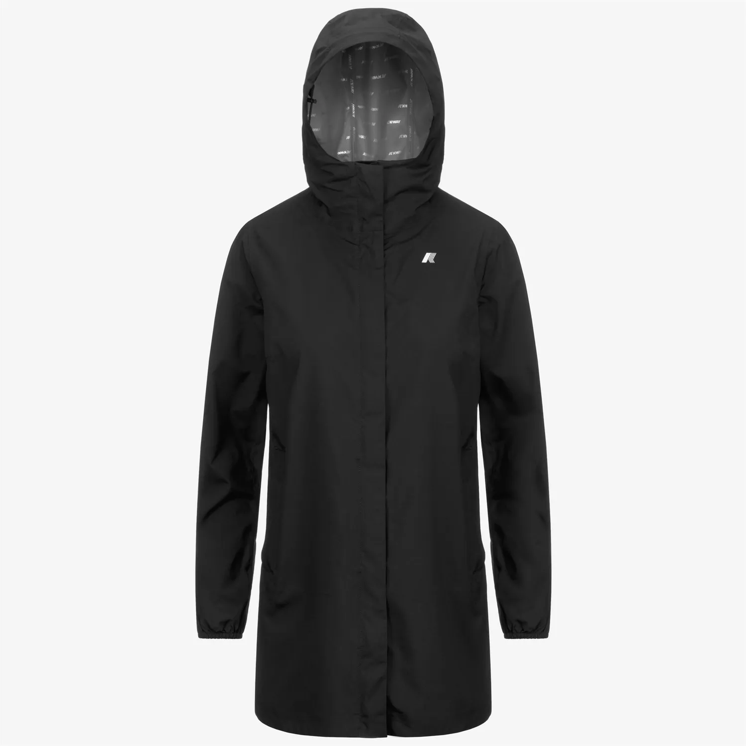 K-Way Sophie Stretch Dot geaca dama negru impermeabila