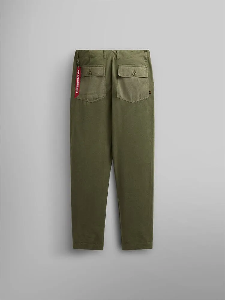 Alpha Industries Fatigue OG-107 pantaloni barbati verde bumbac
