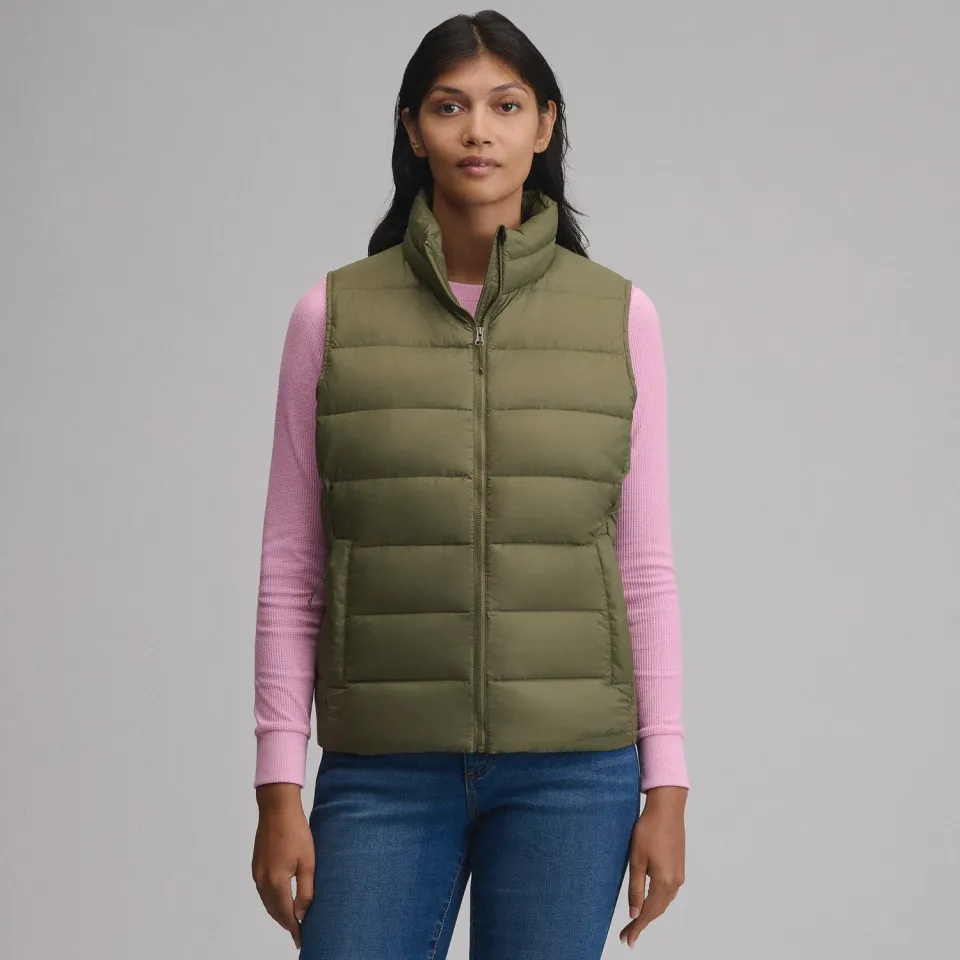 Eddie Bauer CirrusLite vesta puf dama neagra