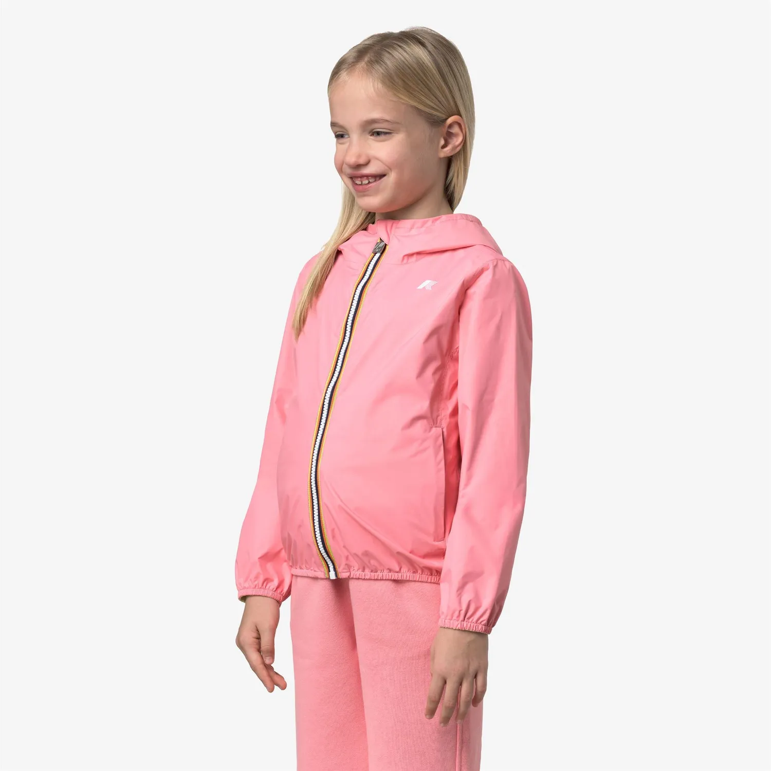 K-Way Lily geaca fete roz reversibila impermeabila