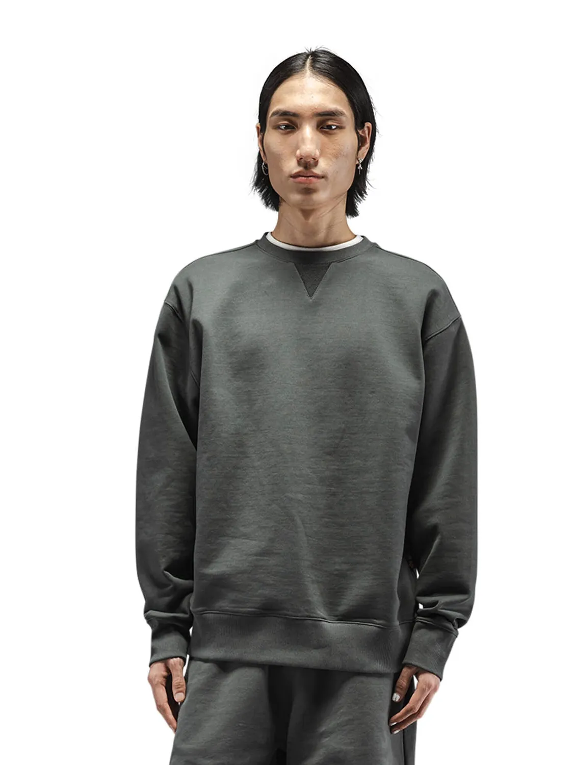Alpha Industries French Terry Crewneck Gen II bluză charcoal moale