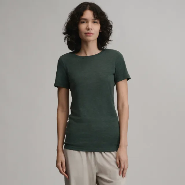 Eddie Bauer Favorite Short-Sleeve Crew T-Shirt tricou Negru